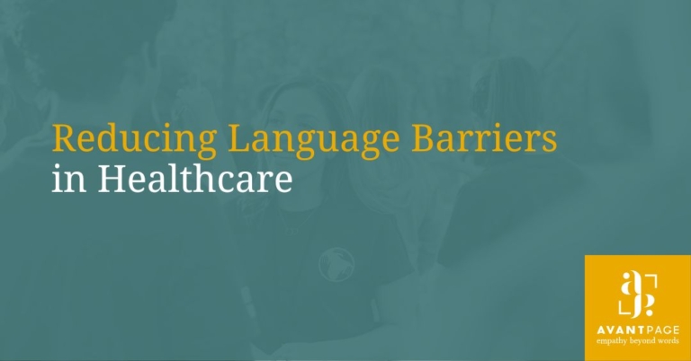 Reducing Language Barriers in Healthcare 