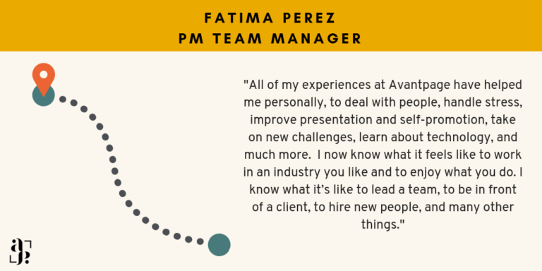 Fatima’s Journey at Avantpage