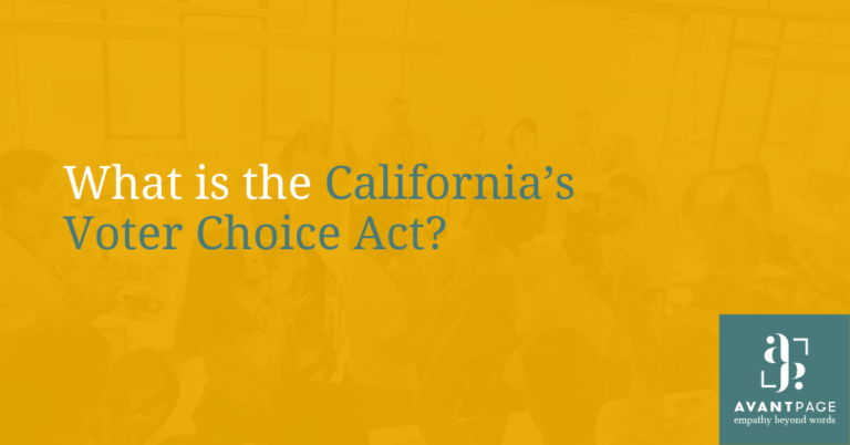 What is the California Voter's Choice Act?