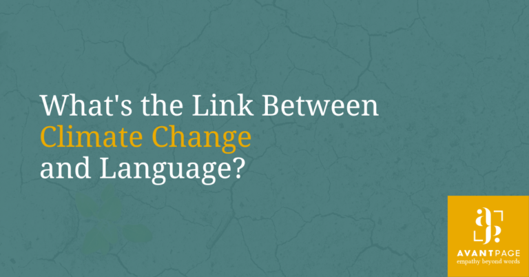 What's the Link between Climate Change and Language?