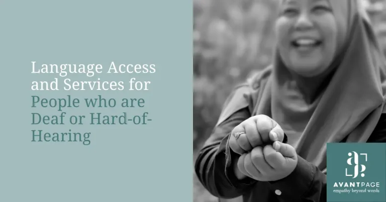 Communication services for the deaf and hard of hearing populations