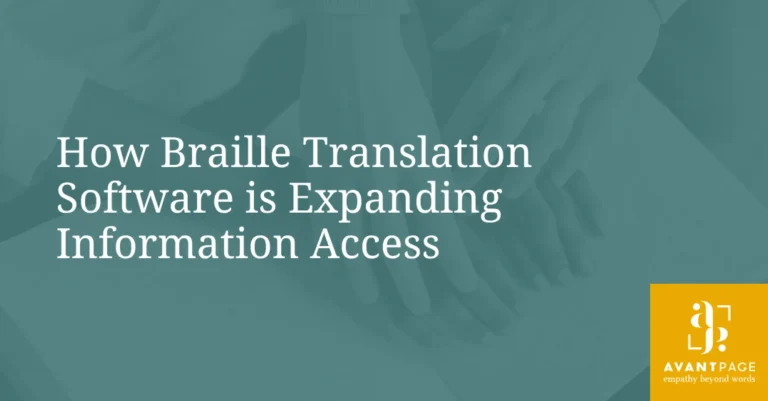 How Braille Translation Software is Expanding Information Access