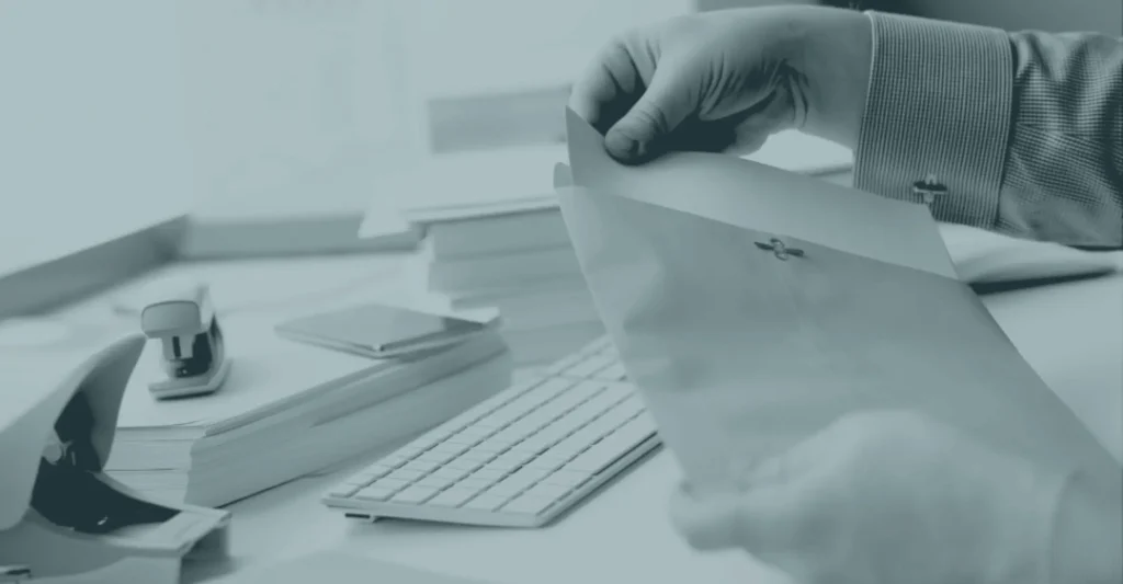 Person receiving machine translation post-editing services documentation (MTPE).