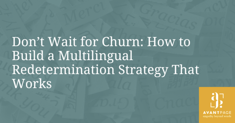 Don’t Wait for Churn: How to Build a Multilingual Medicaid Redetermination Strategy That Works