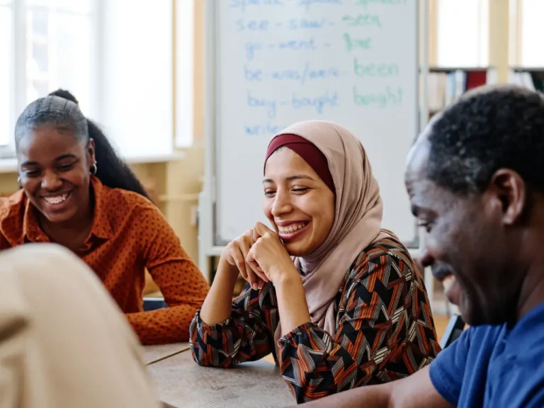Group of diverse speakers
