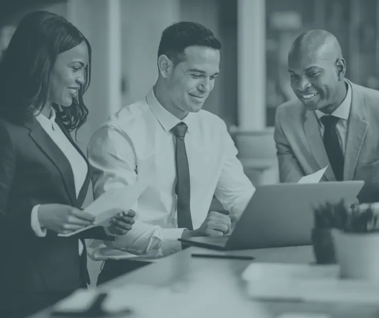 Corporate team using language accessibility services from Avantpage